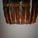 Vintage VECA Murano Glass Chandelier - 1970s Italian Pendant Lamp