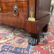 Secretary in mahogany period empire stamped pierre benoît marcion early nineteenth century