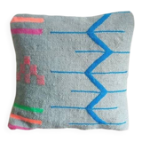 Coussin berbère tribal gris