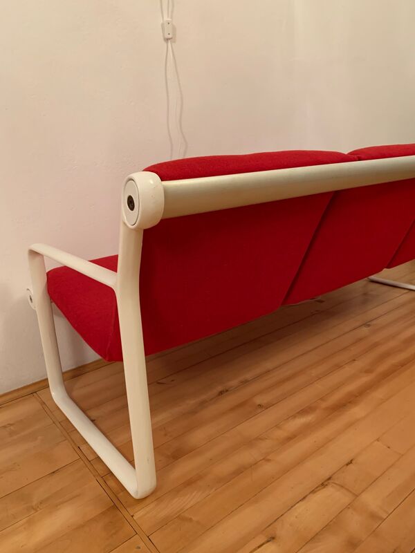 Canapé designer de Bruce Hannah et Andrew Morrison Knoll des années 70