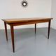 Table à manger extensible en teck design scandinave des années 1960