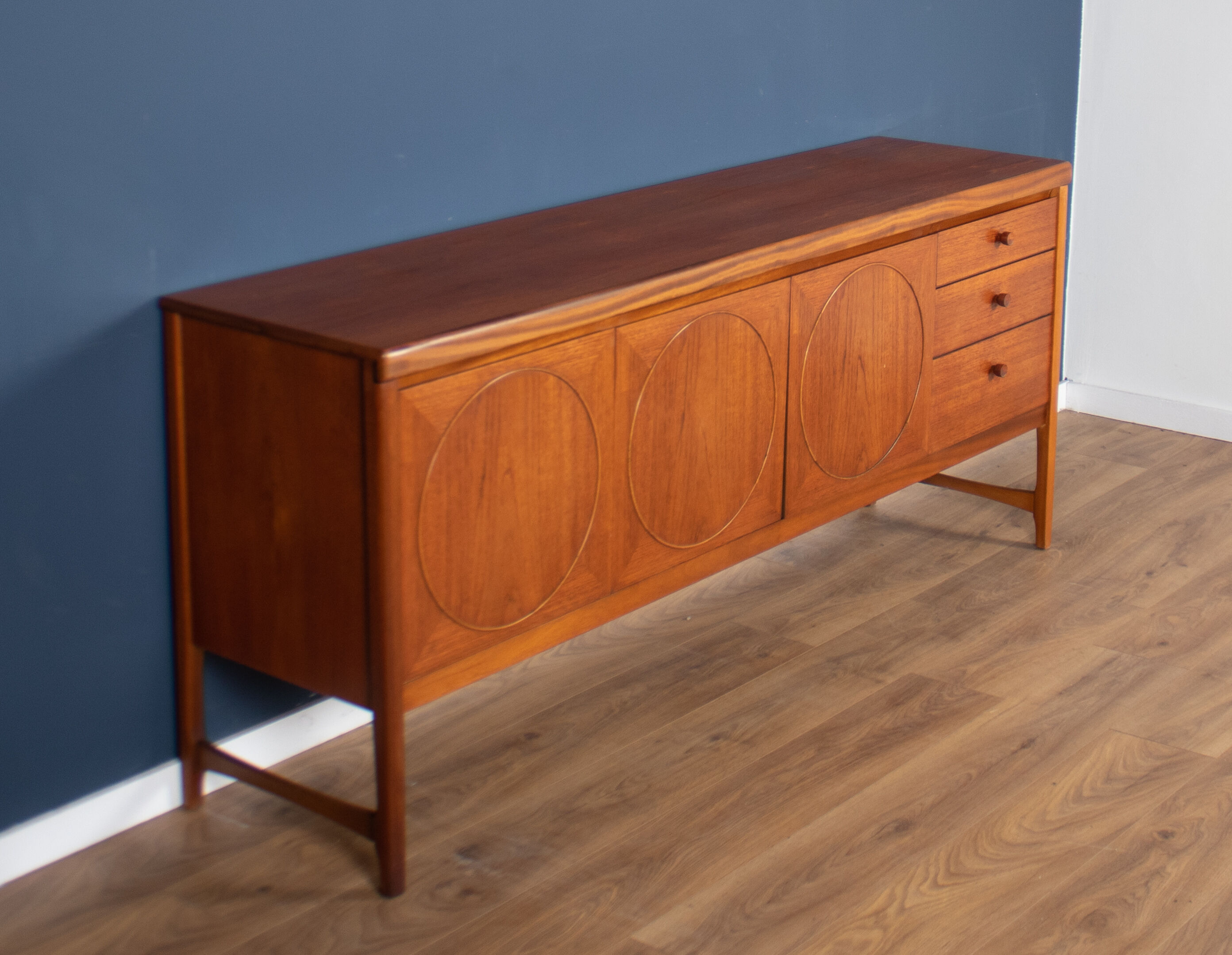 Retro teak 1960s nathan circles mid century sideboard