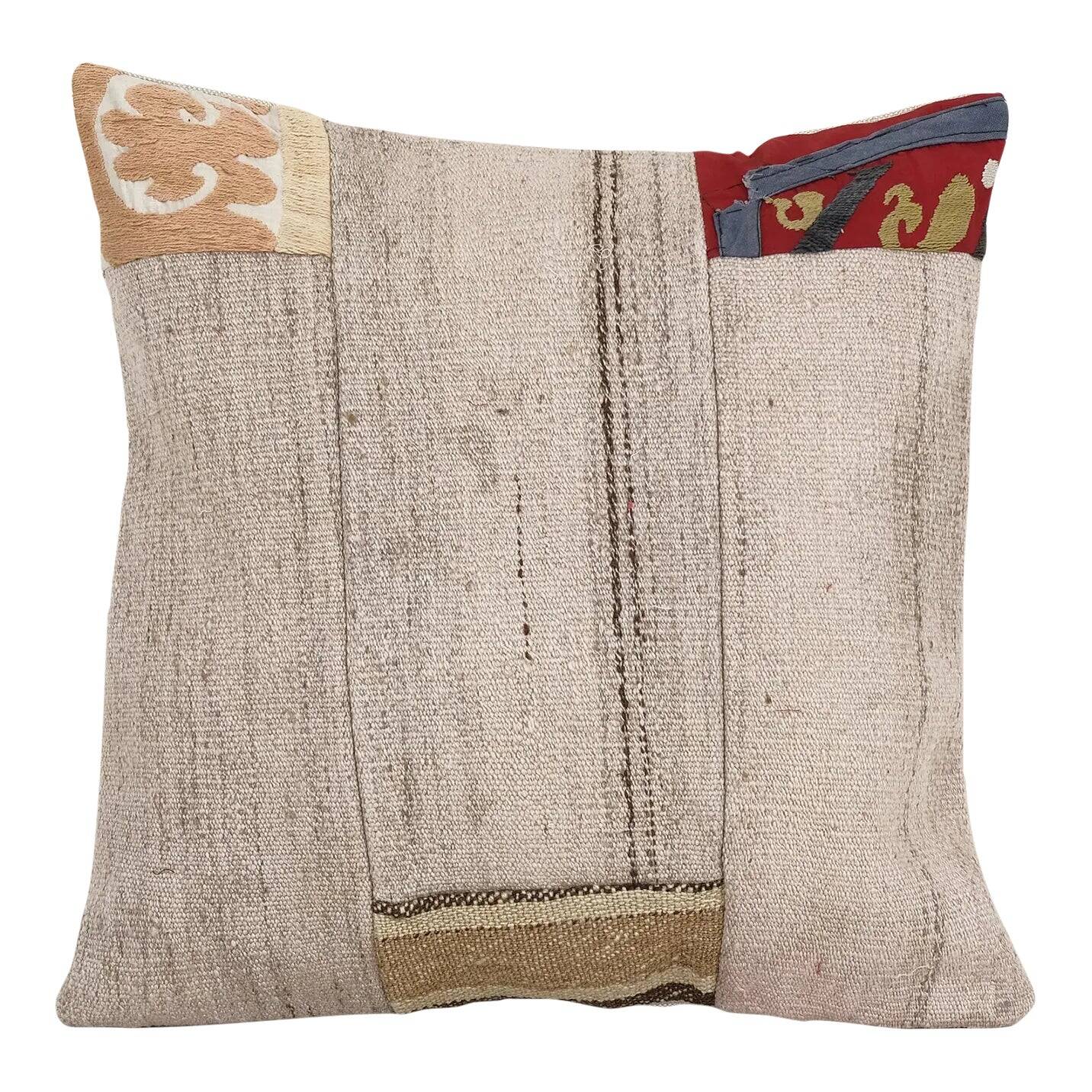 Vintage kilim cushion cover 46x48 cm