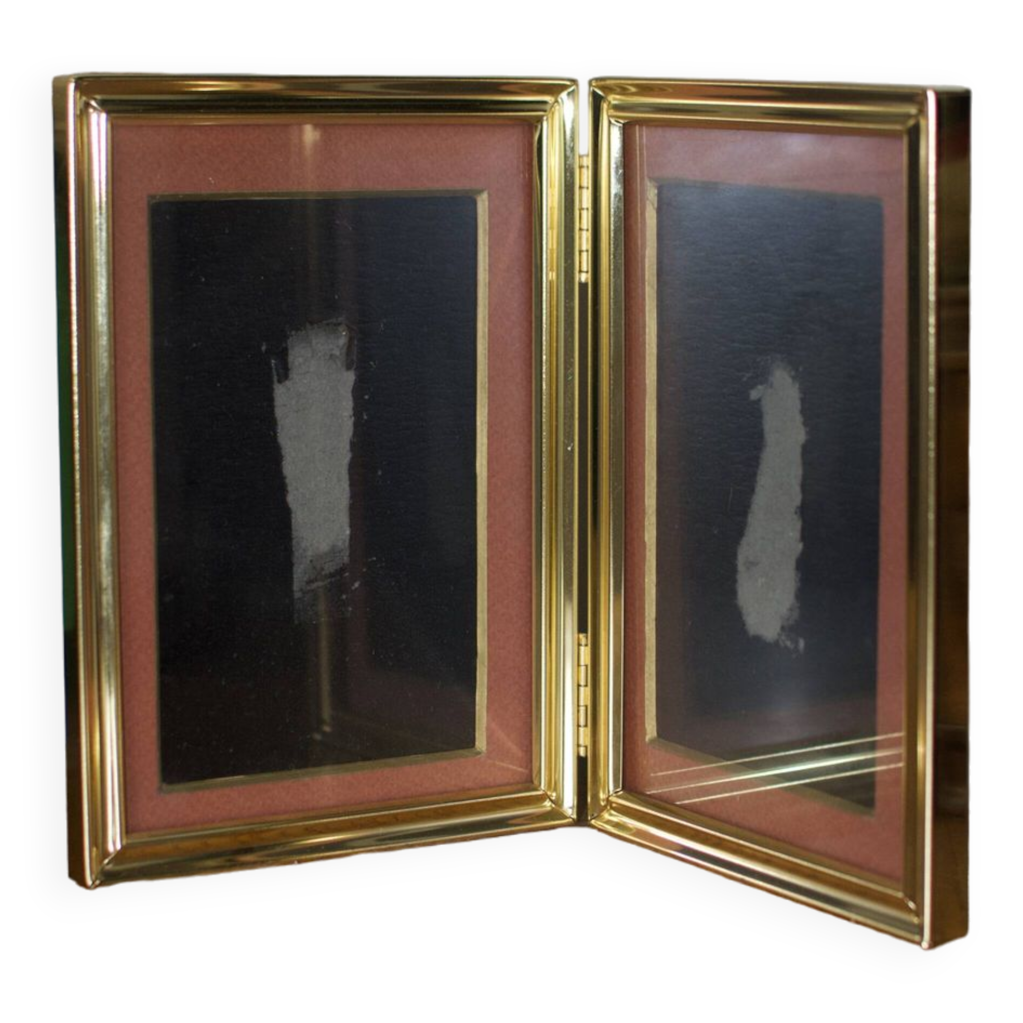Foldable vintage gold photo frames