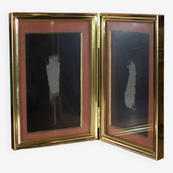 Foldable vintage gold photo frames