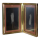 Foldable vintage gold photo frames
