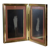 Foldable vintage gold photo frames