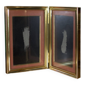 Foldable vintage gold photo frames