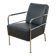 Swedish Leather Armchair by Gunilla Allard for Lammhults, 1990s