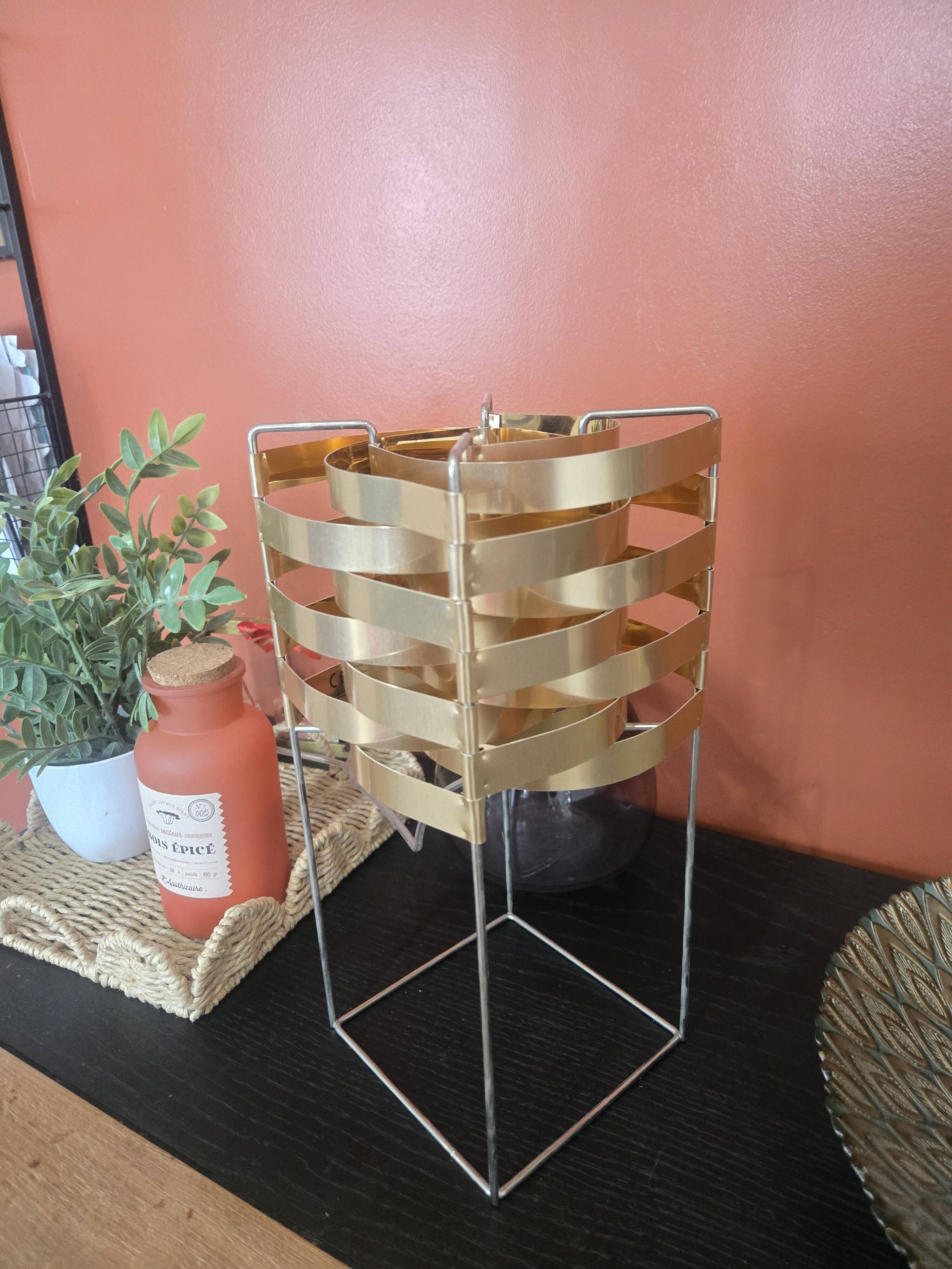 Pair of lamps max sauzé – ekilux – vintage design metal brass