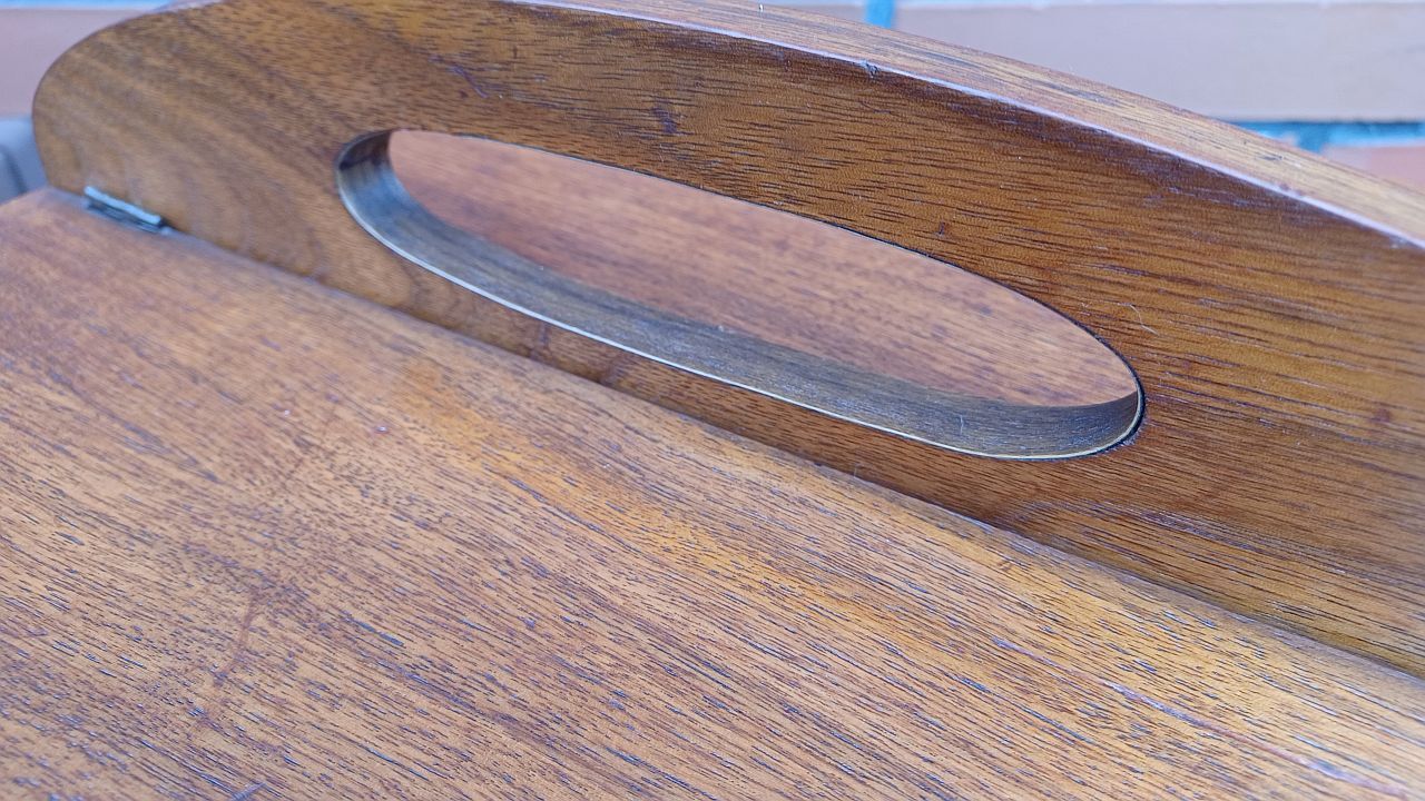 Mid Century Sewing Box With . Asystent Teak 1960/70s