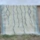 Moroccan rug with colourful patterns, handmade, size 150 x 250 cm.