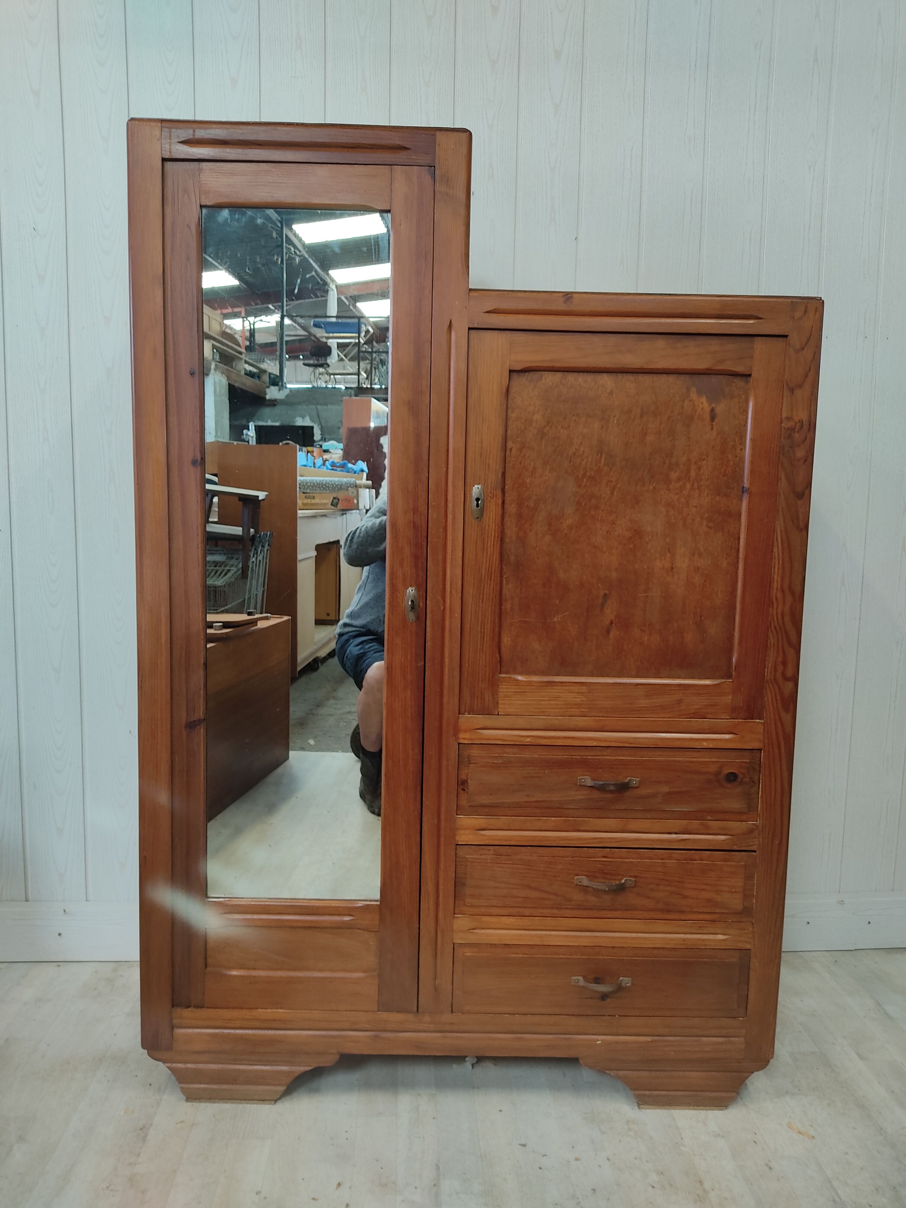 Vintage asymmetric cabinet