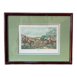 Old drawing frame - Hunting hounds