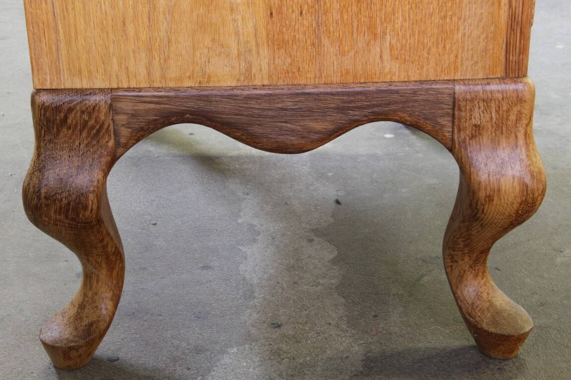 Vintage Danish 1967 Highboy 6 Drawer Dresser in Oak