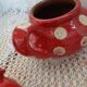 Handmade pottery teapot