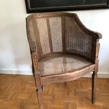 Louis XVI canned armchair