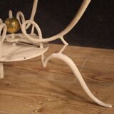 French design coffee table in painted metal from 60s
