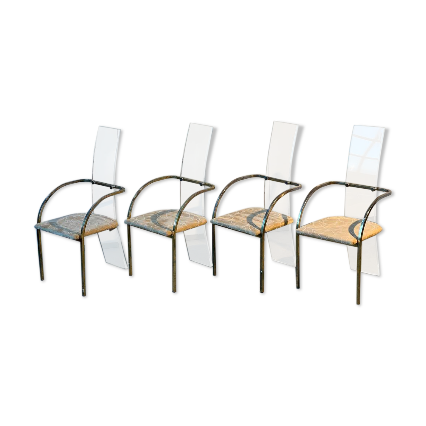 Set of 4 Charles Hollis Jones chairs for Belgo Chrom 1970