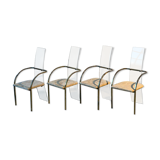 Set of 4 Charles Hollis Jones chairs for Belgo Chrom 1970