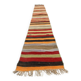 Old Turkish narrow Kilim Runner 347x49 cm shabby chic, vintage kelim