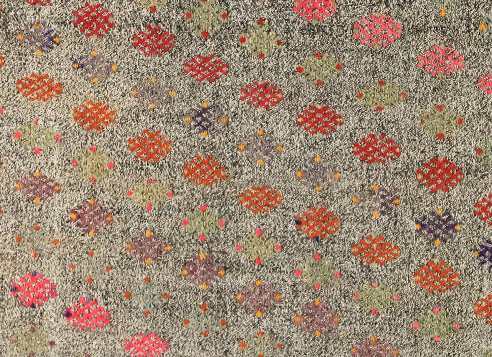 Anatolian handmade kilim rug 273 cm x 179 cm