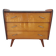 commode aux pieds compas, effet miroir, vintage