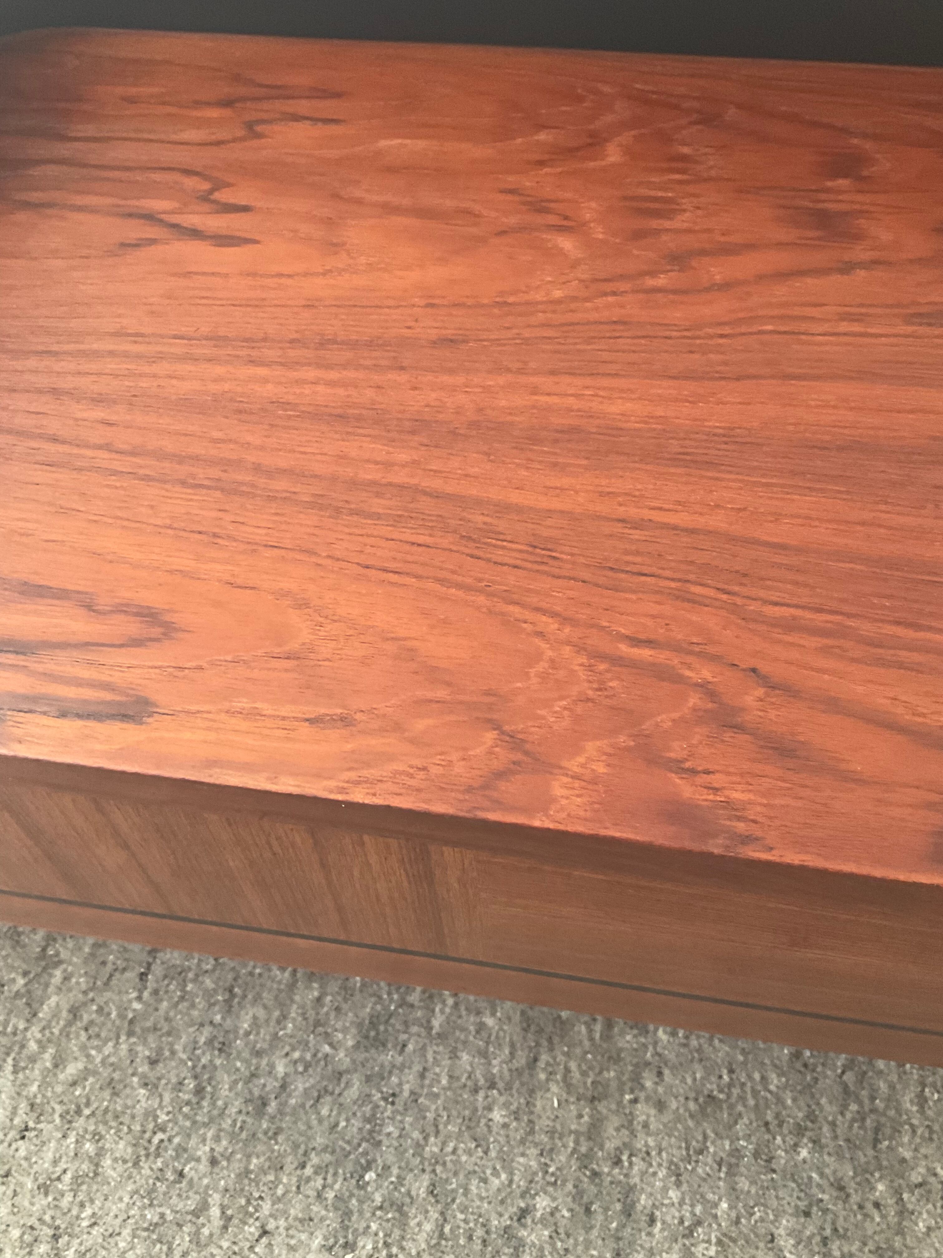 Enfilade teak TV cabinet from the 60s