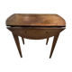 Table basse rabattable ronde en bois