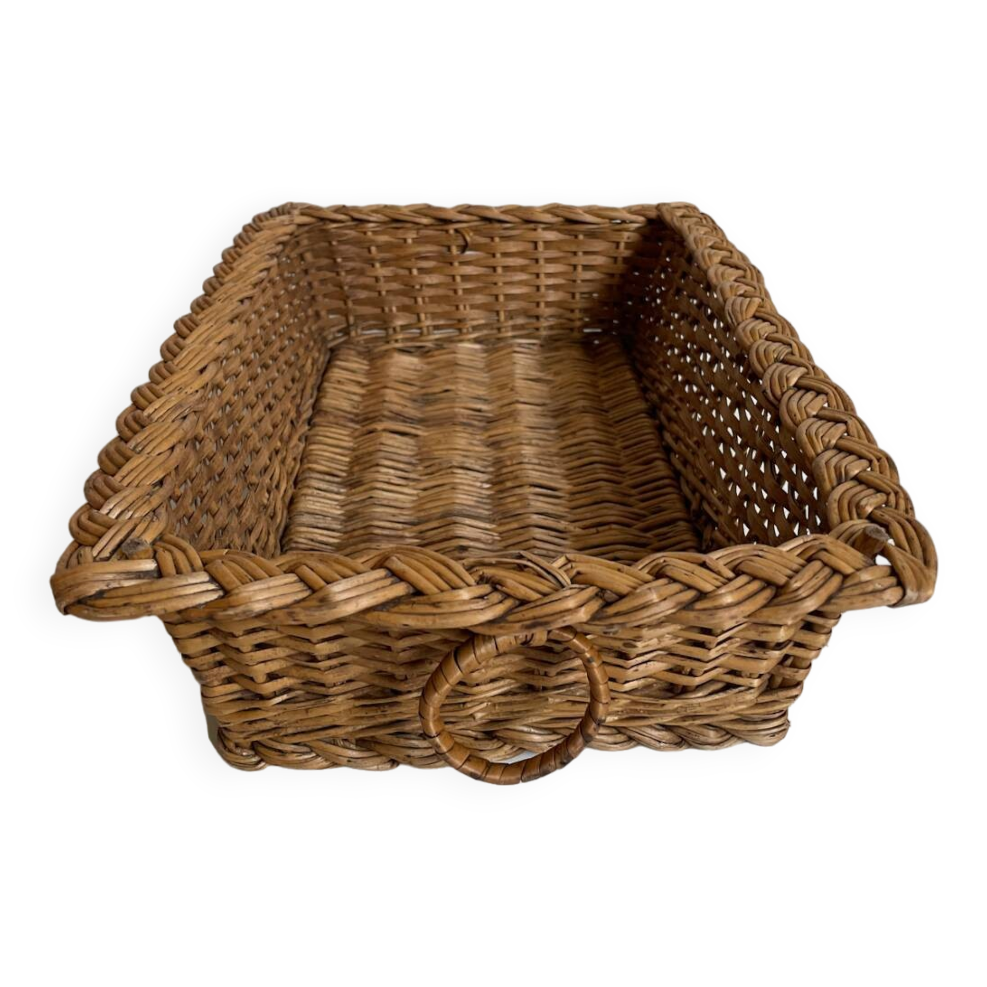 Old wicker basket