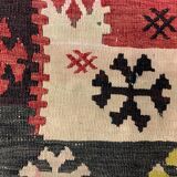Vintage turkish kilim 105x58 cm shabby wool