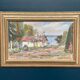 Swedish Oil On Panel "Landscape View" by S. Toqvist, Vintage & Framed 57×40cm