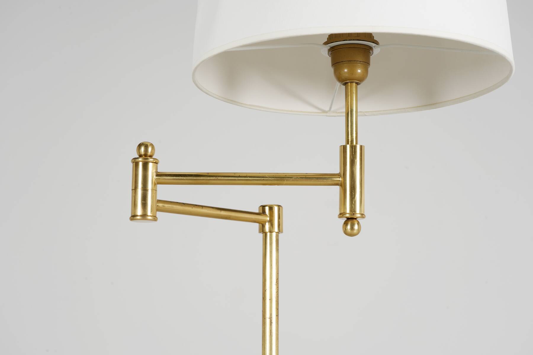 Brass reading lamp circa 1980