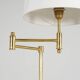 Brass reading lamp circa 1980