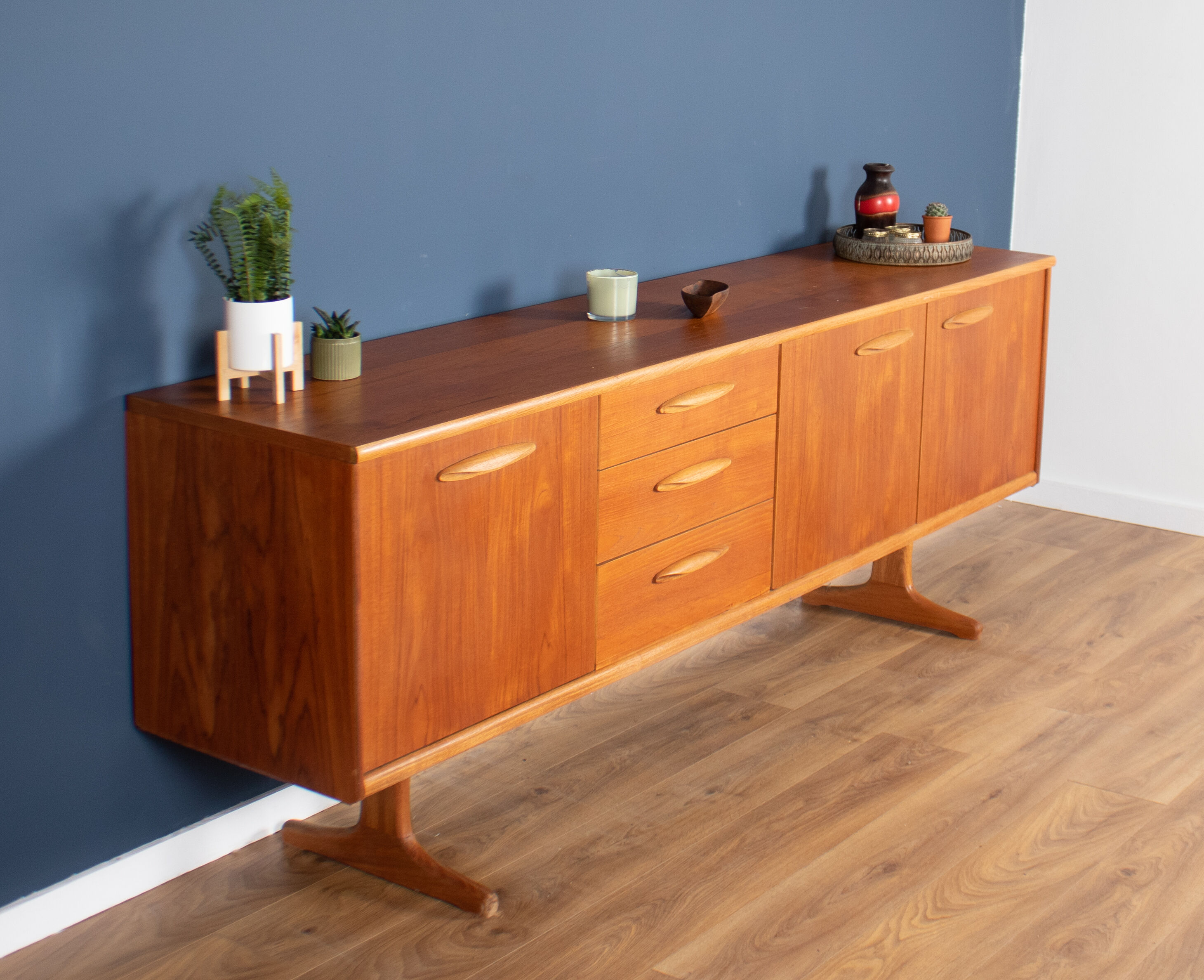 Enfilade teck 1960s Ausinsuite mid century