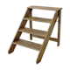 Old low stepladder
