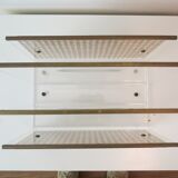 Magazine holder in plexi and cannage