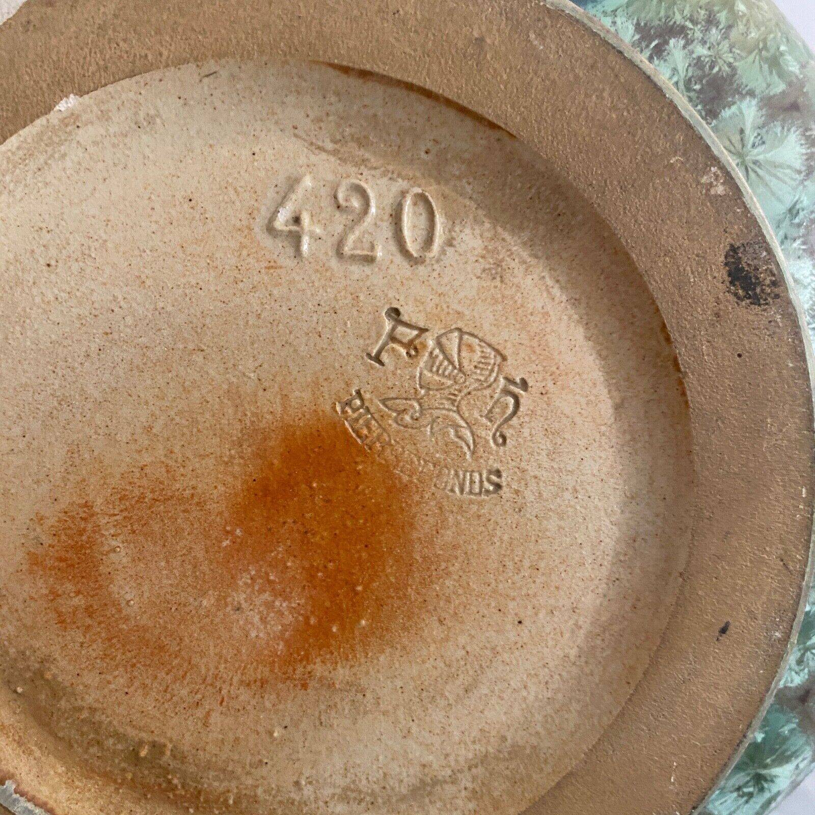 Pierrefonds stoneware vase 1900 Art Nouveau