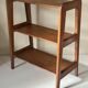 Étagère chêne design reconstruction vintage années 60