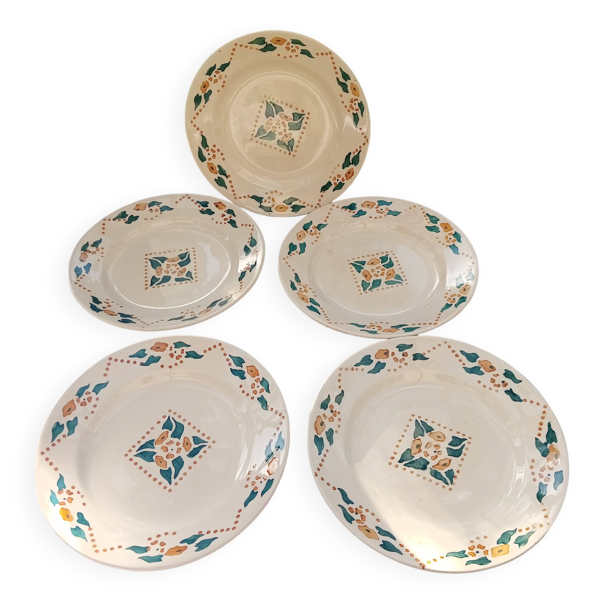 5 Terre de Fer flat plates