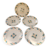 5 Terre de Fer flat plates