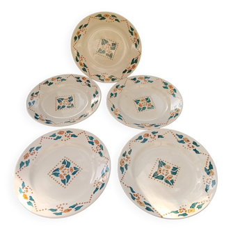 5 Terre de Fer flat plates