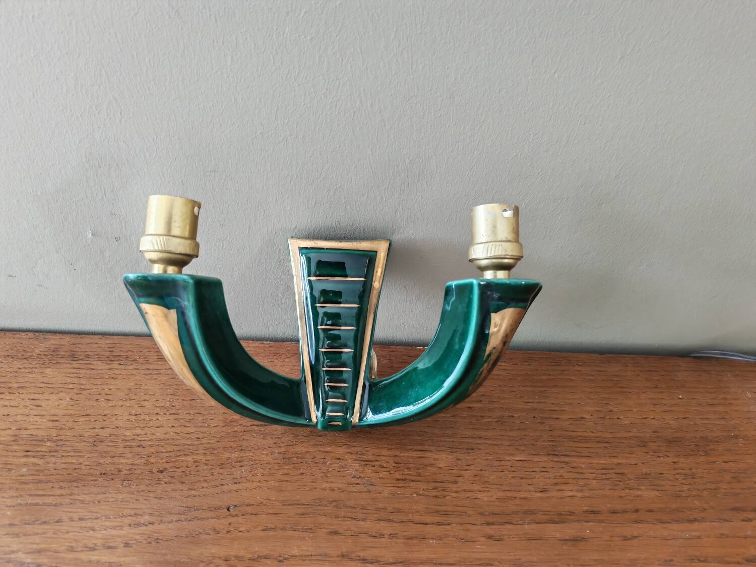 Vintage ceramic wall light
