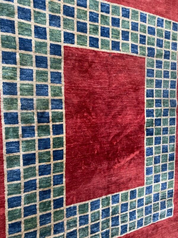 Tapis contemporain design, Gabbeh persan 225x256 cm