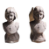 2 old Joan of Arc cast iron andirons