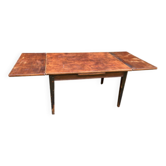 Petite table style ferme rallonges