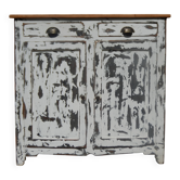Ancien meuble d'atelier meuble de métier buffet parisien patiné