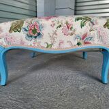 Louis XV style armchair and footstool