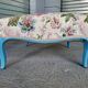 Louis XV style bergère and its footrest