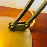 Vintage modernist Kaiser Dell brass lamp 1960s